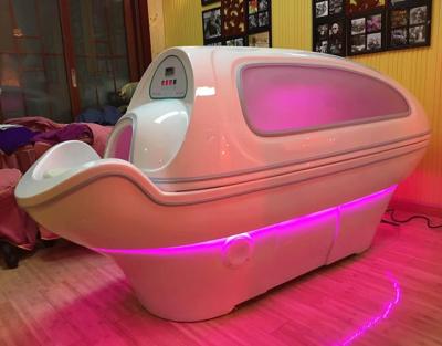 China Skin Tightening Larger Size Far Infrared Sauna /LED Light Therapy Bed For Full Body Steam for sale