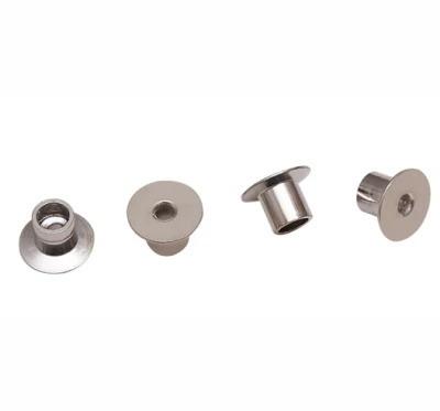 China OEM 2-10mm stainless steel 304 stainless steel flat head tubular rivets for brake pads and clutch liners for sale