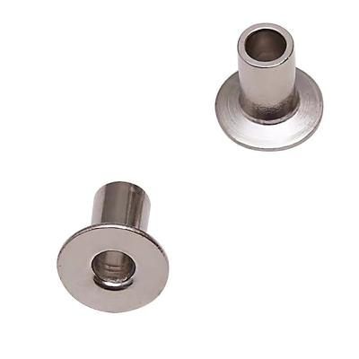 China Custom high quality step rivet head stainless steel flat product spare part stainless steel auto clutch rivet for sale