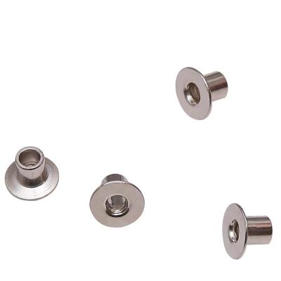 China Stainless Steel Auto Spare Part All Size Stainless Steel Nickel Plated Hollow Rivets for sale