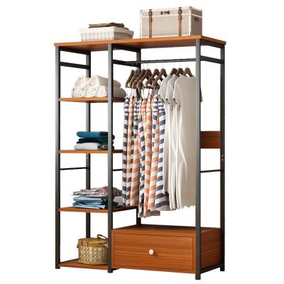 China MDF Expandable Cheap Steel Corridor Vintage Stand Detachable Commercial Cloth Coat Rack for sale