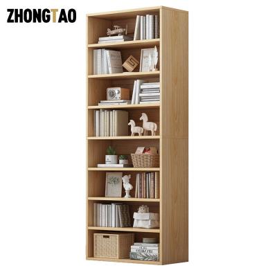 China Hotel High Quality Modular Single Commercial Home Office MDF Decorative Shelf MDF Shelf Bookcase for sale