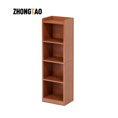 China Expandable Open Style Storage Living Room Modern MDF Cabinet Bookcase for sale