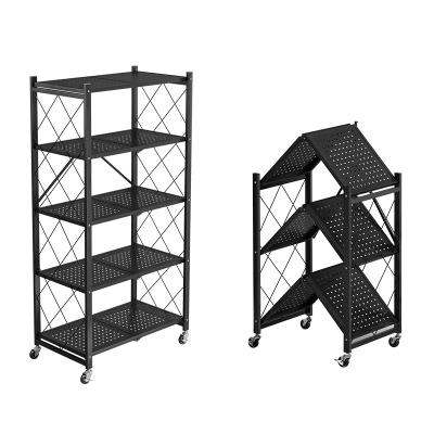 China Fashionable Collapsible Foldable Expandable Bookshelf Bookshelf Movable Vintage Iron Industrial Different Kind for sale