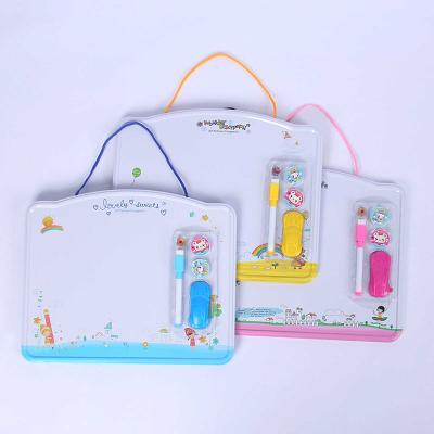 China Education.Training.Office Small Whiteboard Children Magnetic Drawing Toys Sets Writing White Board Plastic Border Cartoon White BoardFor Kids for sale