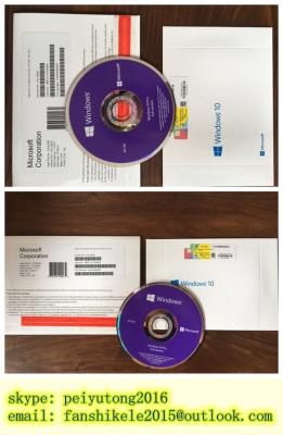 China Multi language Microsoft Win 10 Pro 64bit OEM Software DVD + OEM key Activation Online for sale