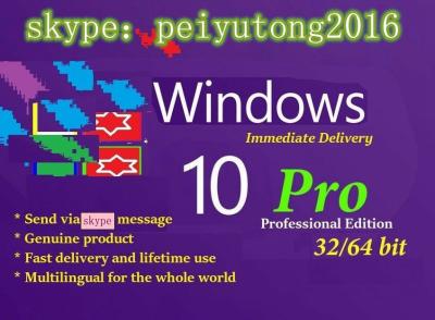 China Win 10 Pro 32/64 bit + Link Dowload + Key Permanent Use, [ Fast Delivery ] for sale