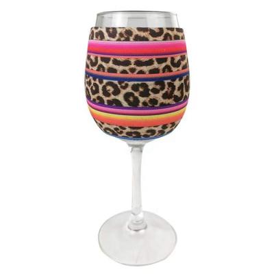 China Durable Neoprene Wine Glass Cup Sleeve Covers Drink Holders for sale