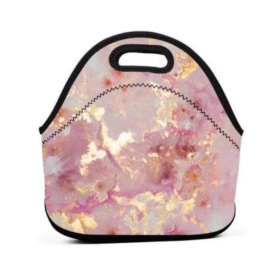 China Custom Promotion Fashion Lunch Bag Fashion Design Lunch Bag For Kids Neoprene Thermal Lunch Bags for sale