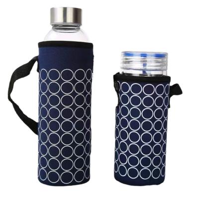 China New Style Waterproof Selling Quality Neoprene Holder Cover Glass Water Bottle Sleeve Holder Covers for sale