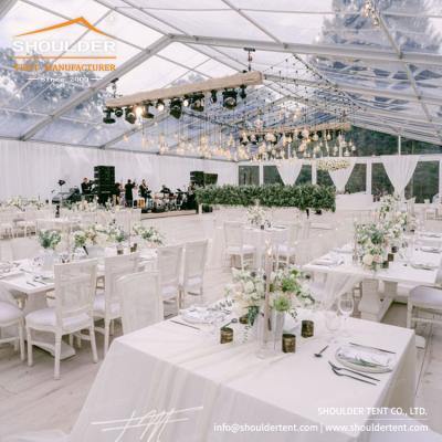 China 100% Factory Custom Made Fashion Flame Retardant DIN 4102 Level B1 Party Tents Maquee Tent Luxury Waterproof Wedding for sale