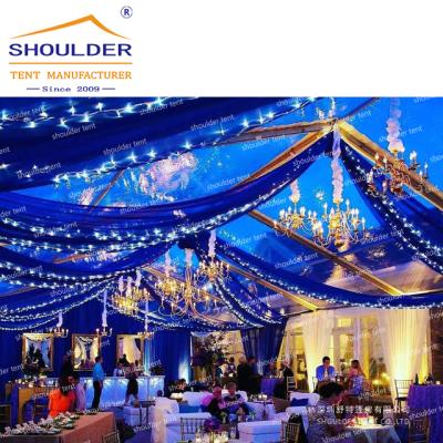 China Wedding Transparent Wedding Tents 500 People With Air Conditioner for sale