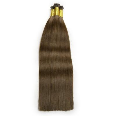 China Silky Straight Double Wave Straight Human Hair Virgin Human Hair Extensions Virgin Hair I Tip for sale