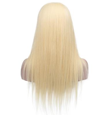 China 13X4 13X4 150% Density Straight 613 Full Lace Front Wigs With Boby Hair 1B Blonde Transparent Lace Front Wig for sale