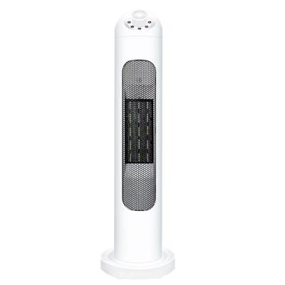 China Factory 2000W Floor stand ceramic electric tower PTC home heater portable ceramic tower fan heater for sale