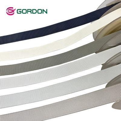 China 15 Inch Wholesale Eco-friendly Grosgrain Ribbon Custom Color Grosgrain Fabric For Garment for sale