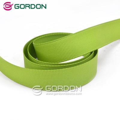 China Double Face Wholesale 16mm Width Grosgrain Ribbon Polyester 196 Colors Stock Grosgrain for sale