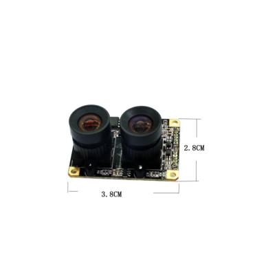 China Face Recognition VR Dual-Lens Camera Module Support USB Wide Dynamic Binocular Camera Module CBT-2MPMF38-DL01 for sale