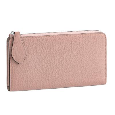 China Zipper Around With Bottom Pocket Women Wallet RFID Blocking PU Leather Wallet Clutch For Women for sale