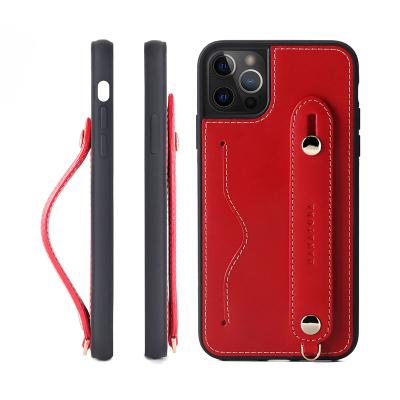 China Card Holder With Genuine Leather Card Holder Phone Case Card Holder Stick To Phone Back For iPhone 13 12 11 pro Max XR XS X Samsung for sale