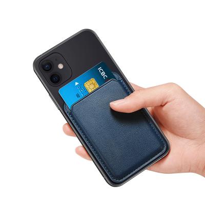 China 2021 Unique New Design Custom Magnetic Cell Phone Card Holder Phone Wallet For Iphone 12 for sale