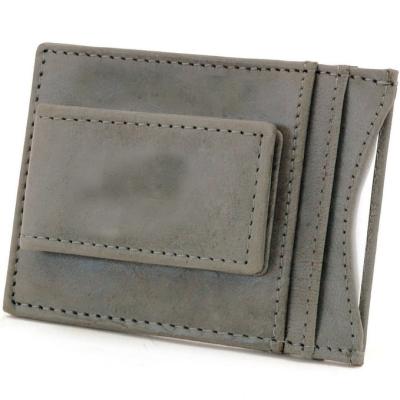 China Fashion Card Holder Men Handmade Genuine Leather Wallet for sale