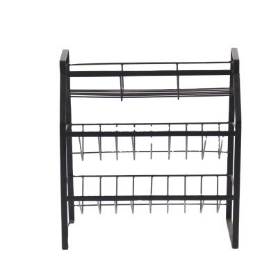 China 2022 Wire Storage Rack Storage Basket Viable Bathroom And Kitchen for sale