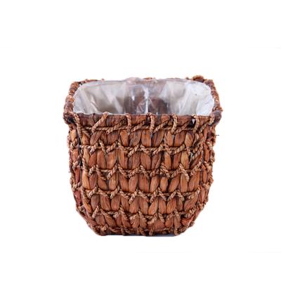 China Modern Wholesale Custom Outdoor Home Decor Wicker Basket Natural Flower Basket for sale