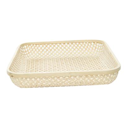 China Factory wholesale sustainable woven basket hot sale folding handmade fruit basket for sale