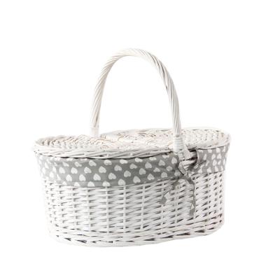 China Factory cheap price minimalist other storage baskets elegant noble individual picnic gift basket for sale