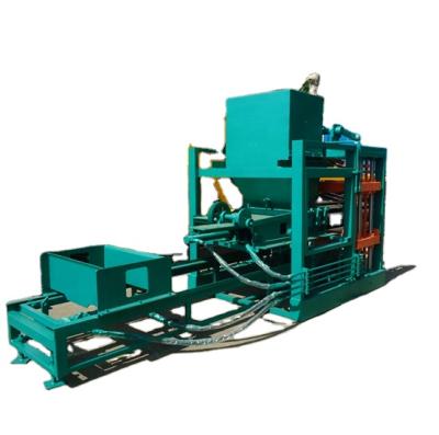 China Building Material Shops QT4-15C Full Automatic Interlocking Fly Ash Brick Making Machine Concrete Block Machine Line for sale