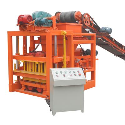 China Building Material Shops QTJ4-26 Hollow Cement Blocks Making Machine Concrete Paver Interlocking Block Making Machine for sale