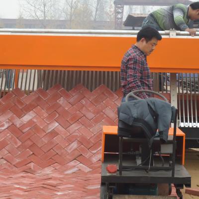 China Construction worksÂ   SY6-400 Road Color Interlocking Pavior Laying Machine for sale