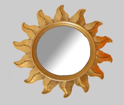 China sun mirror,PU wall mirror for sale