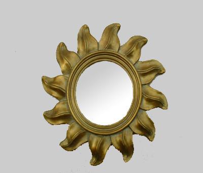 China sun mirror,home decor,PU classical mirror frame for sale