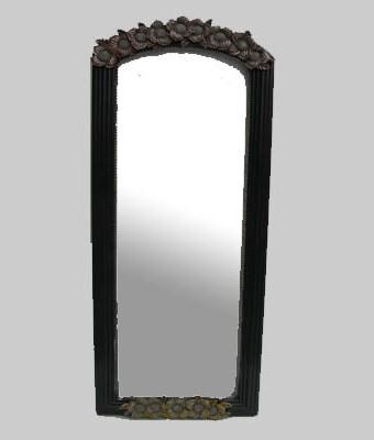 China wooden ornate free-standing mirror,full length dressing mirror for sale