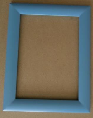 China blue wooden morden wall framed mirror for sale