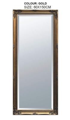 China antique floor standing beveled mirror 60x150cm for sale