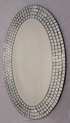 China 2013 hot selling fashion round mosaic mirror for sale