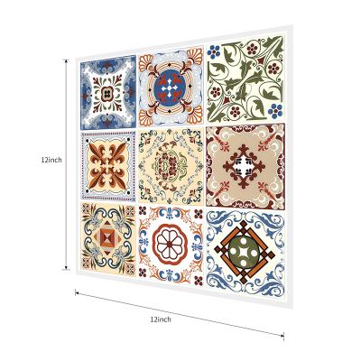 China Morocco style peel and stick self adhesive bathroom 3d tile home decor sticker for sale