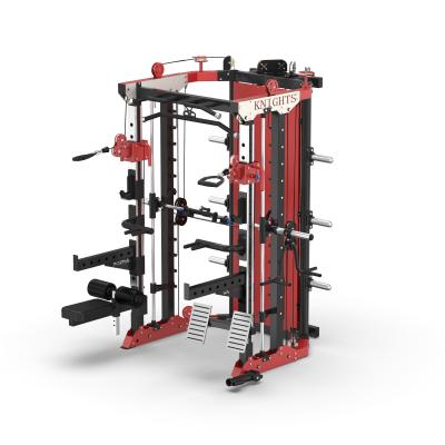 China Home&Gym Commercial Equipment Squatting Machine Commercial Equipment Multi Function Trainer Combed Temporary Stop Sliding Smith Machine for sale