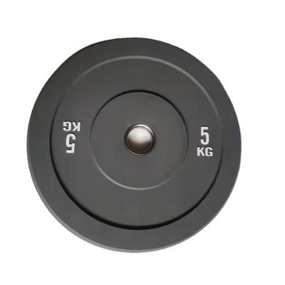 China Universal Fitness Competition Bumper Plates Weightlifting Barbell Color Rubber Bumper Plate for sale