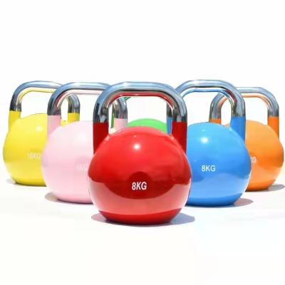 China Universal Top Grade Custom Logo Color / Weight Steel Kettlebell Competition for sale