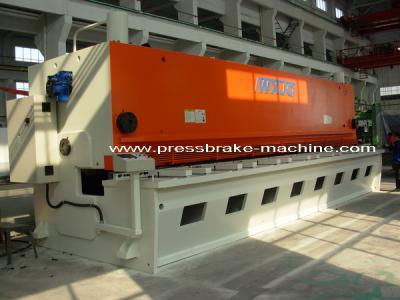 China Hand Hydraulic Guillotine Shear , Guillotine Metal Cutting Machine for sale