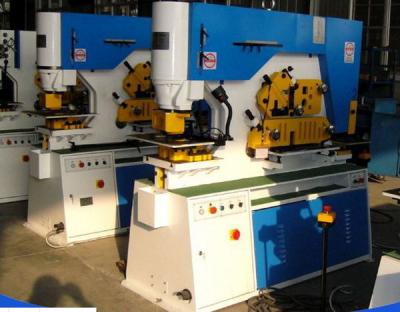 China Angle Steel Cutting160T Hydraulic Iron Worker With Nothcing / Cutting Function for sale