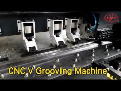 Automatic CNC V Grooving Machine High Productivity Shuttling Cutting