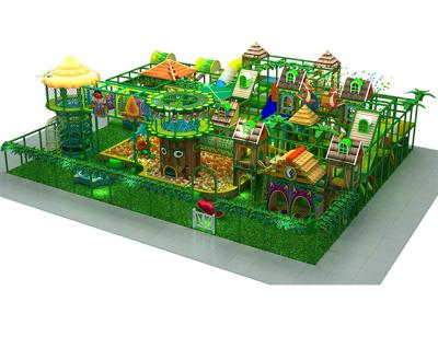 China Jungle Themed Kids Indoor Playground Equipment Fireproof ODM Available for sale