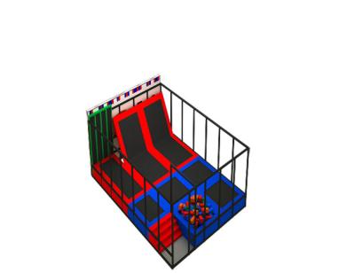 China PP Indoor Trampoline Park Equipment With Dunk Zone 0.7m Height for sale