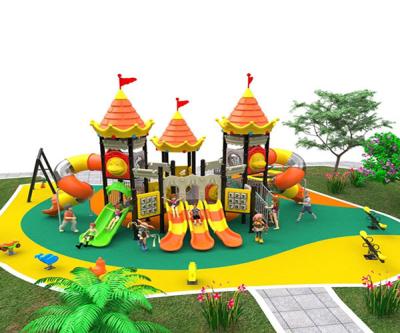 China Staticproof Kids Playground Slide , Large Plastic Tube Slides Fadeless for sale