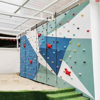 China Backdrops Playroom Rock Climbing Wall Fiberlass Material Corrosionproof for sale